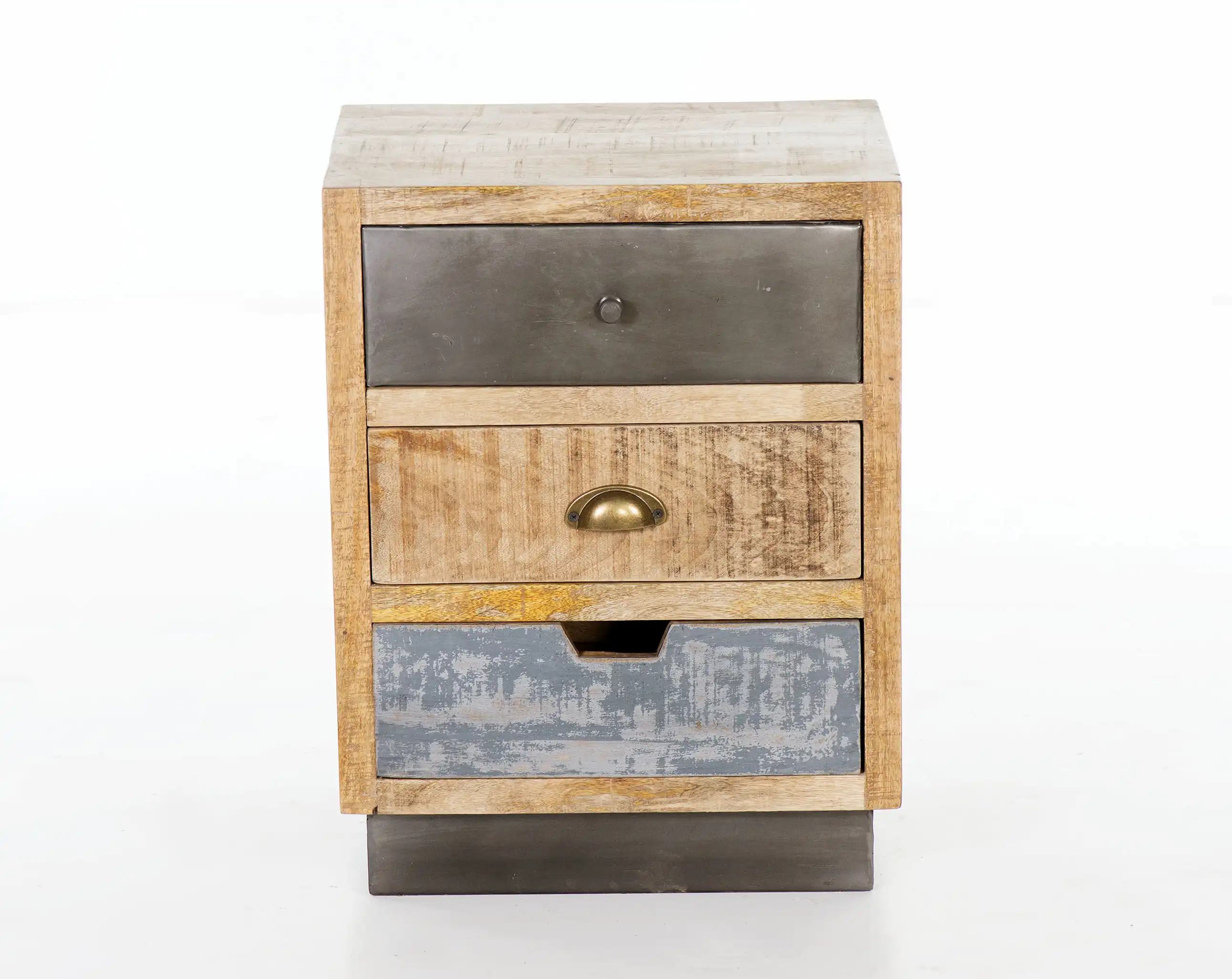 Wooden Side Table with 3 Drawer - popular handicrafts